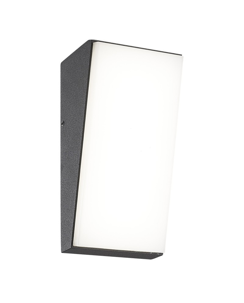 SOLDEN * APLIQUE EXTERIOR VERT. GRIS OSCURO  LED IP65 - 9W - 3000K